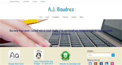 Desktop Screenshot of baudrez.be