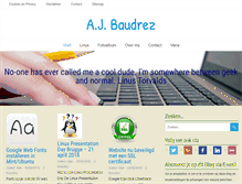 Tablet Screenshot of baudrez.be
